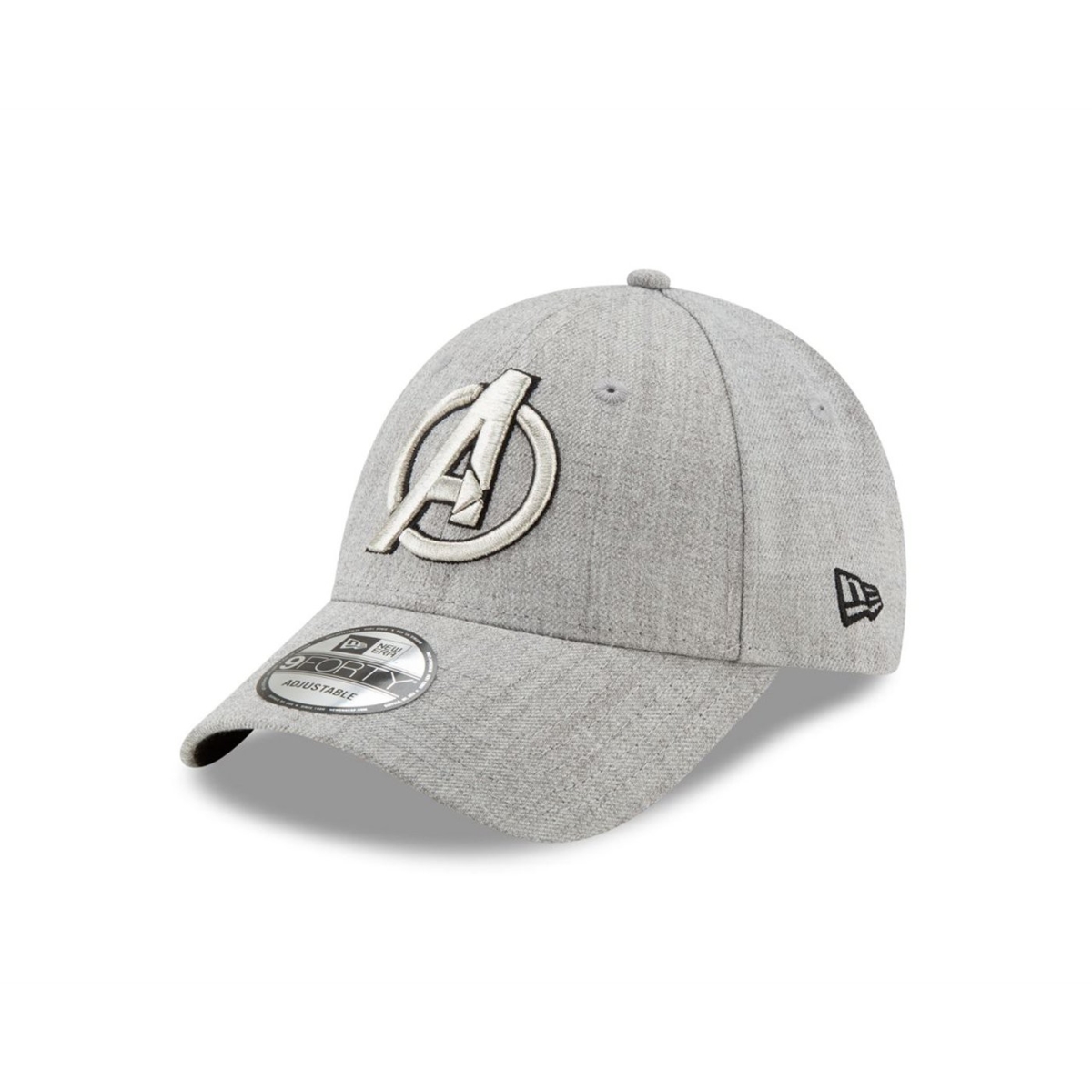 Picture of Avengers Endgame 111496 Avengers Symbol Grey New Era New Era 9Forty Adjustable Hat