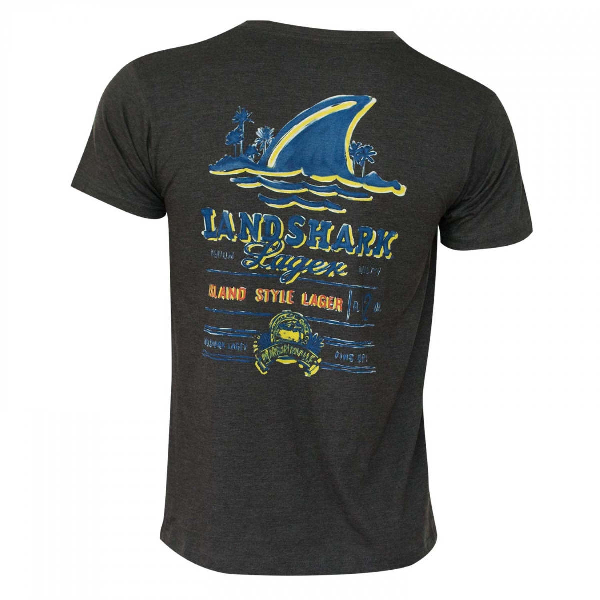 Mens Black Painted T-Shirt - 2XL