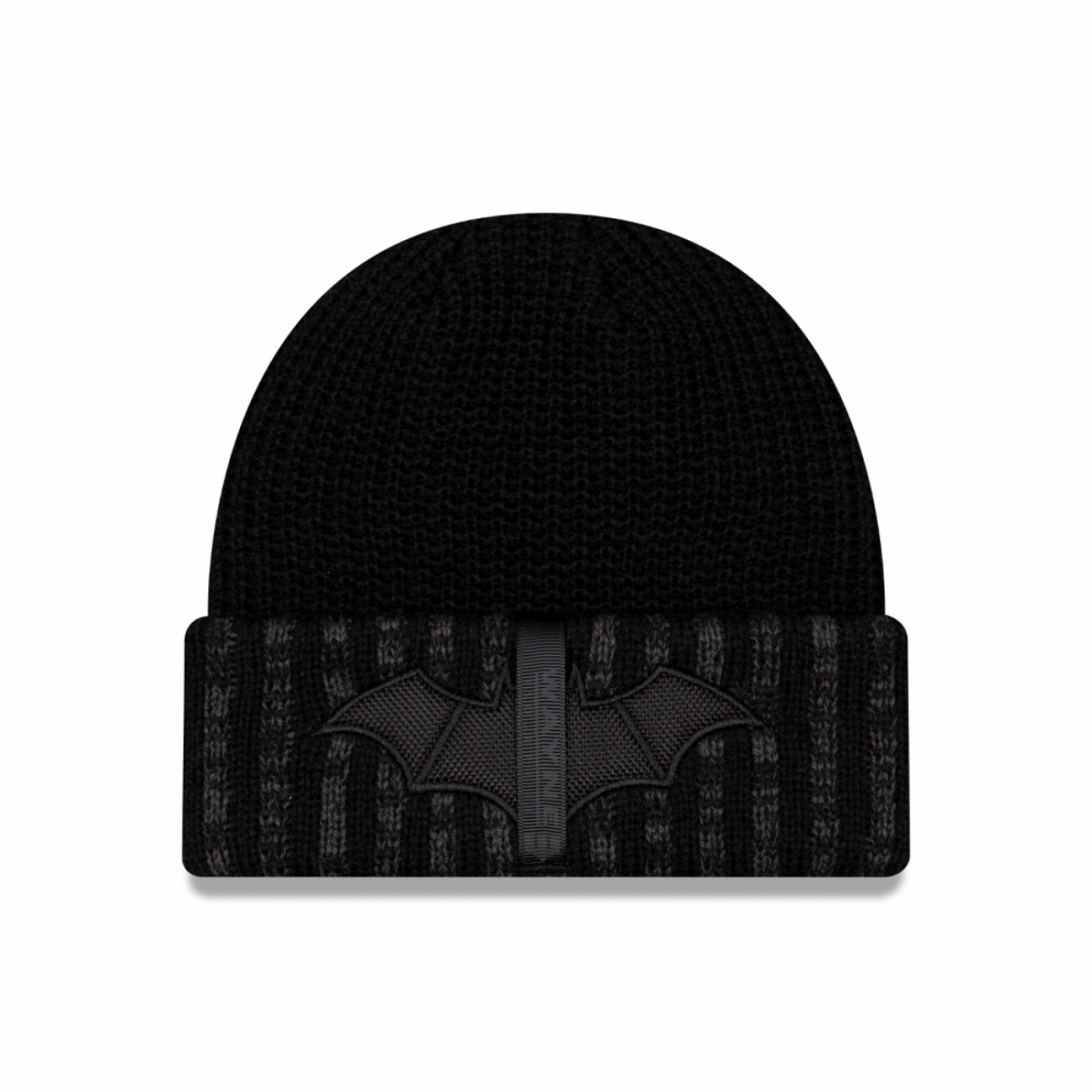 Picture of Batman 806011 Batman Wayne Industries Ribbed Cuff Beanie