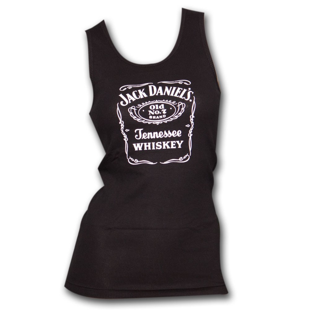 18008-Large  Old No.7 Label Womens Ribbed Tank Top - Large