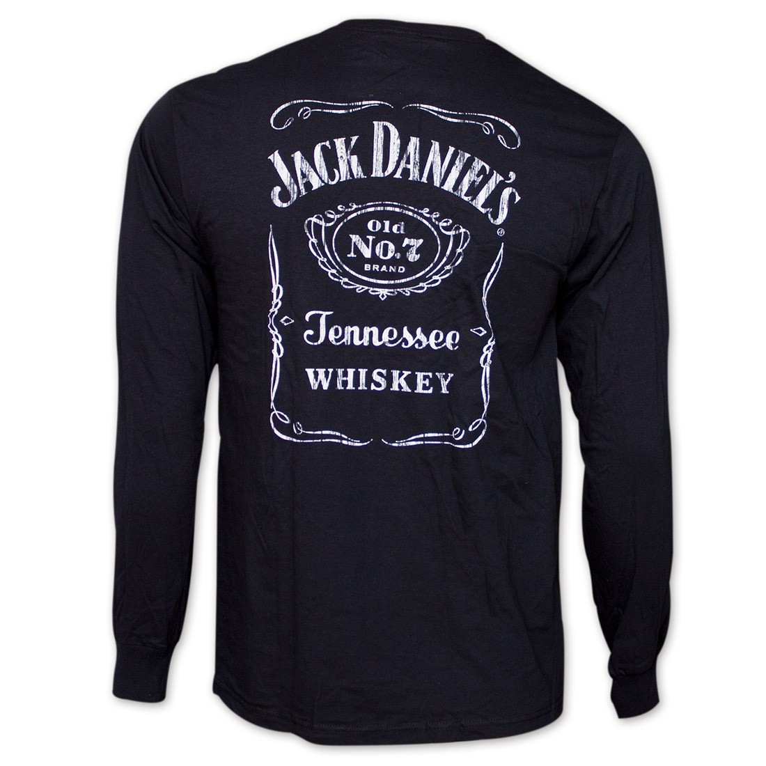 Classic Label Graphic Mens Black Long Sleeve Shirt - 2XL