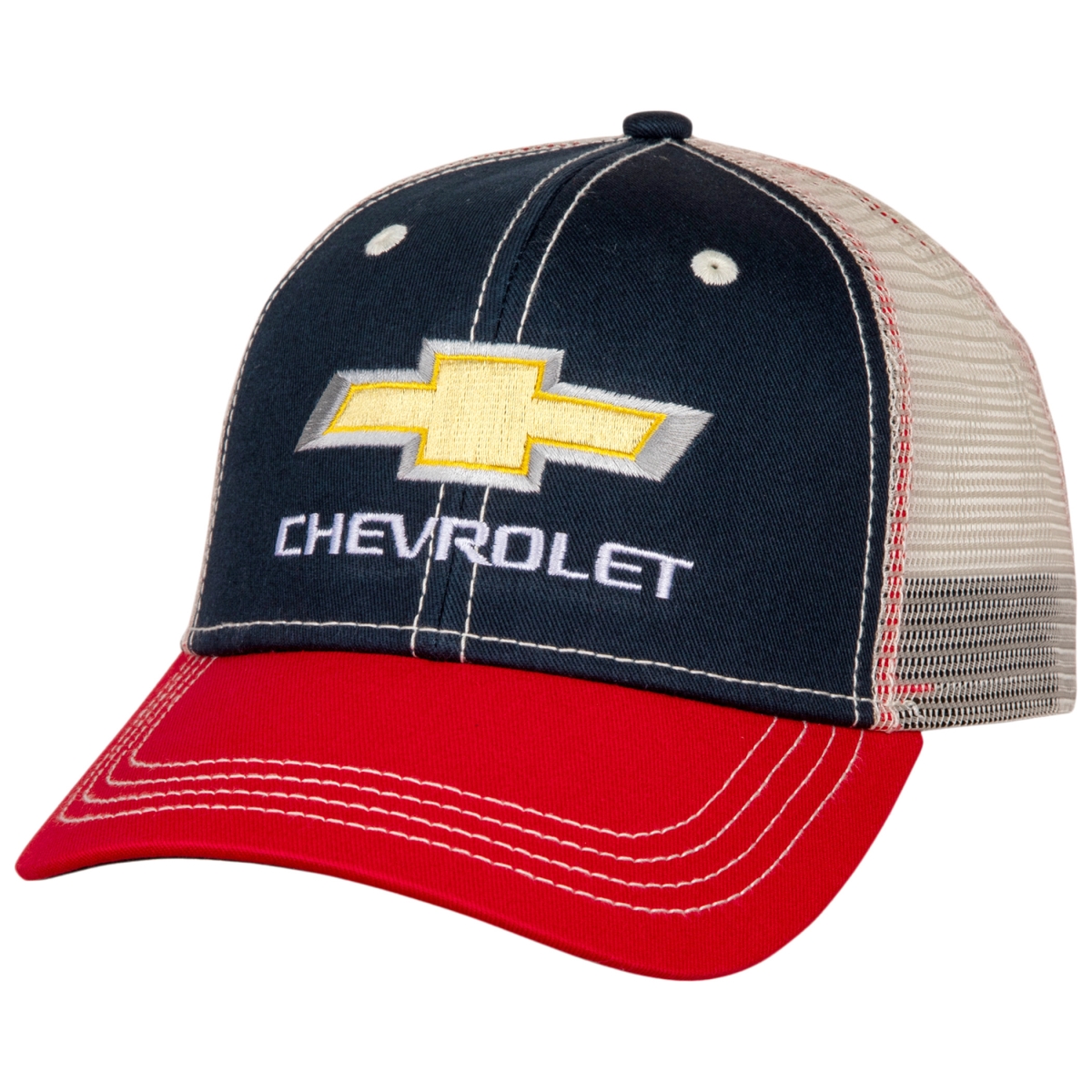 Picture of Chevy 810494 Chevrolet Logo Adjustable Mesh Snapback Hat