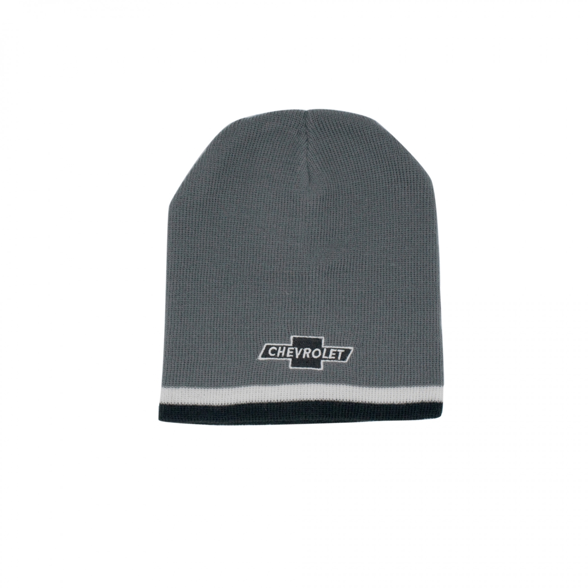 Picture of Chevy 814179 Chevrolet Bowtie Logo Striped Knit Beanie