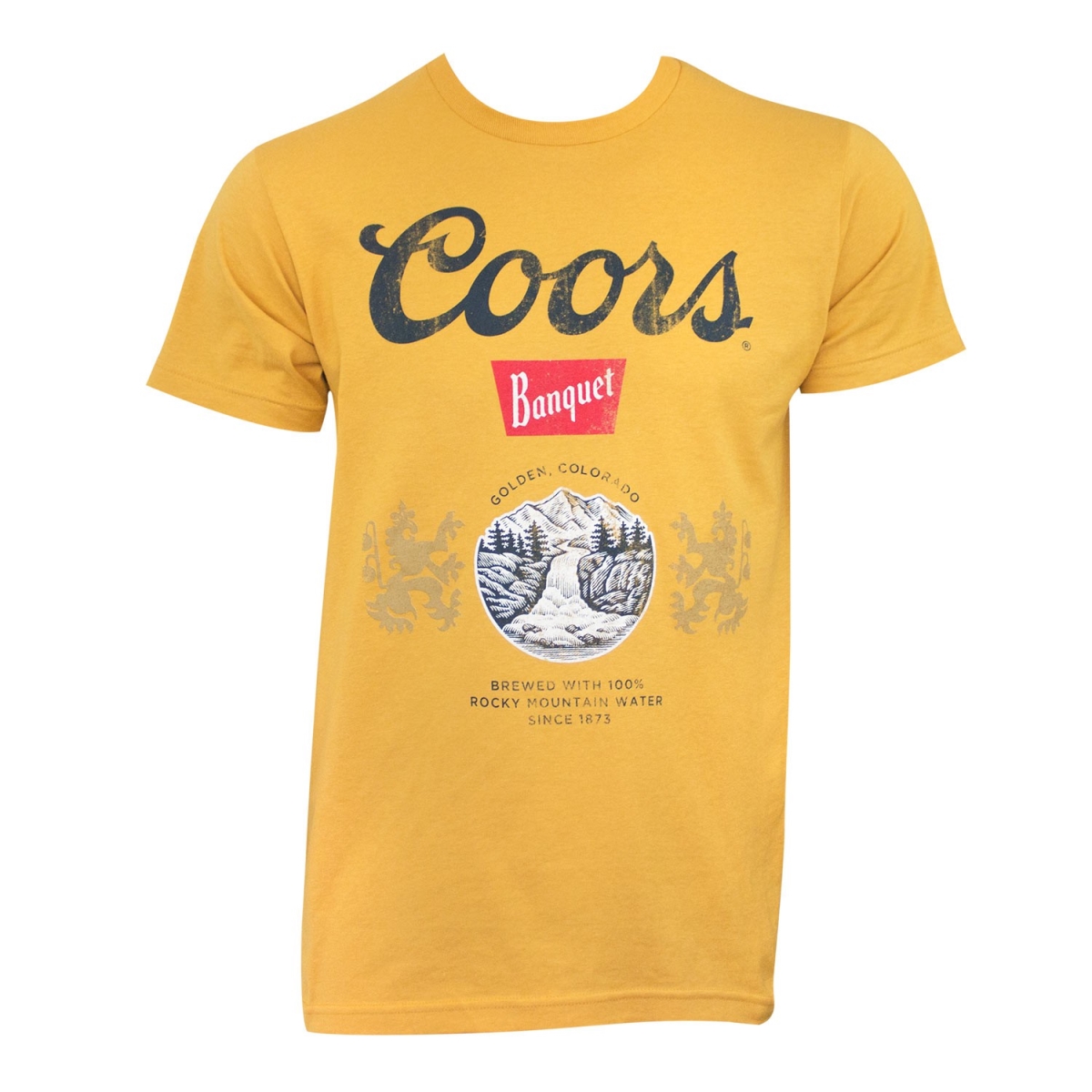 Banquet Mens Gold T-Shirt - Large