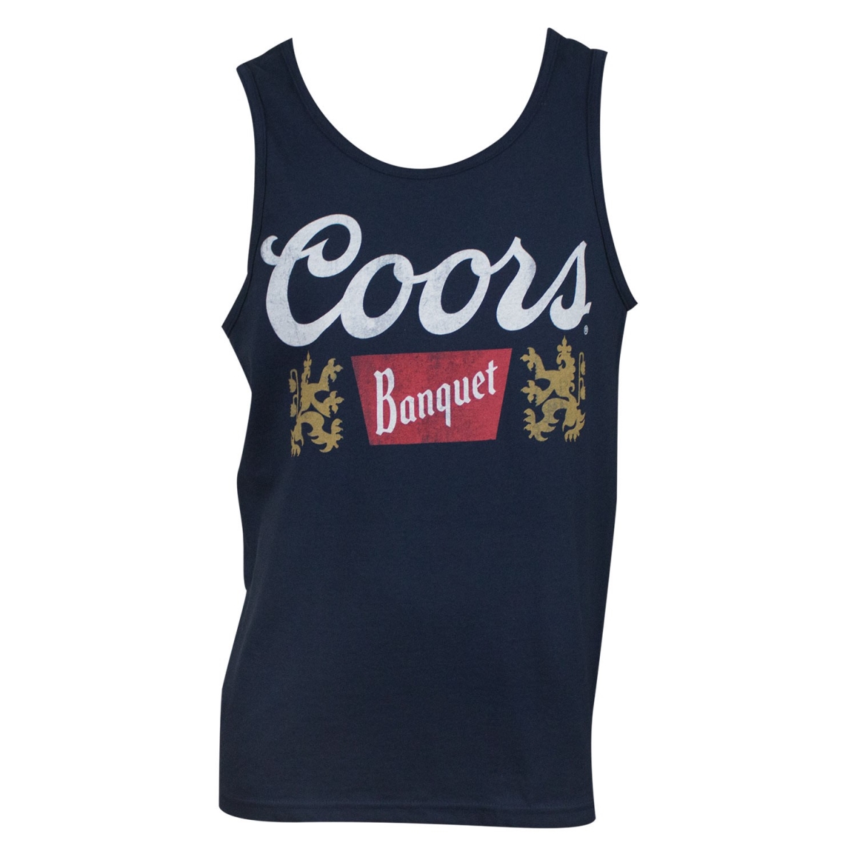 42834-Large  Banquet Mens Navy Blue Tank Top - Large -  Coors