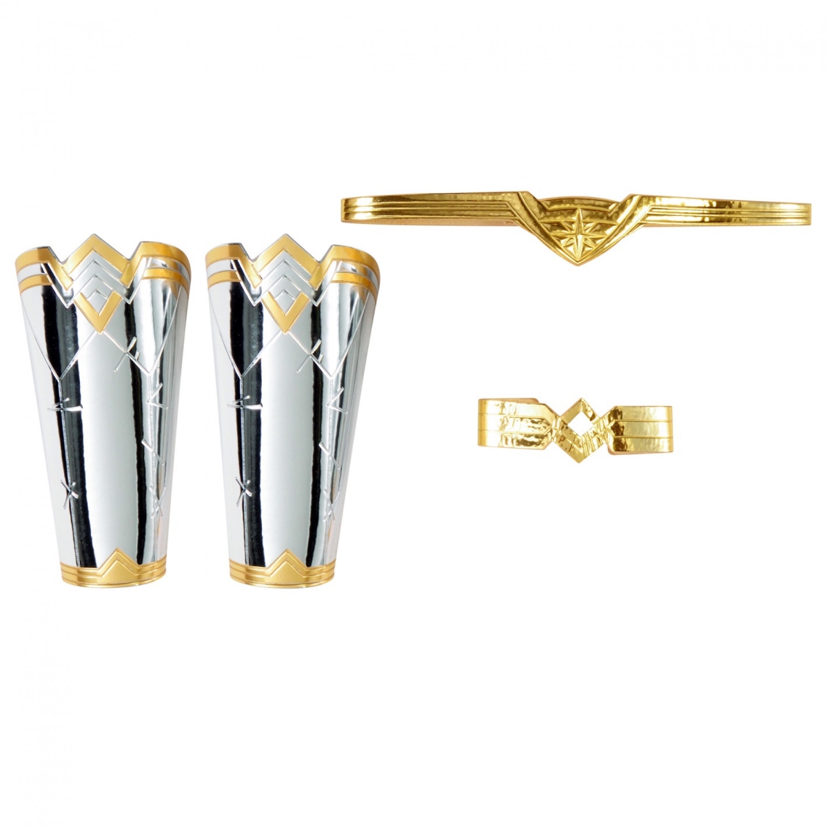 Picture of Wonder Woman 806400 Adult Accessories Tiara&#44; Gauntlets & Armband Kit