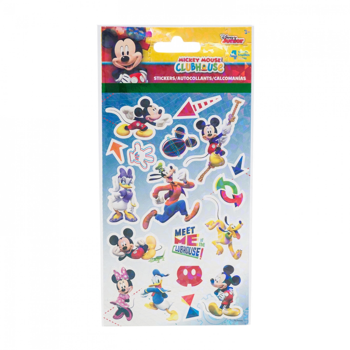 Picture of Mickey Mouse 820151 Mickey Mouse & Friends Character & Symbols Sticker Sheet&#44; Pack of 4