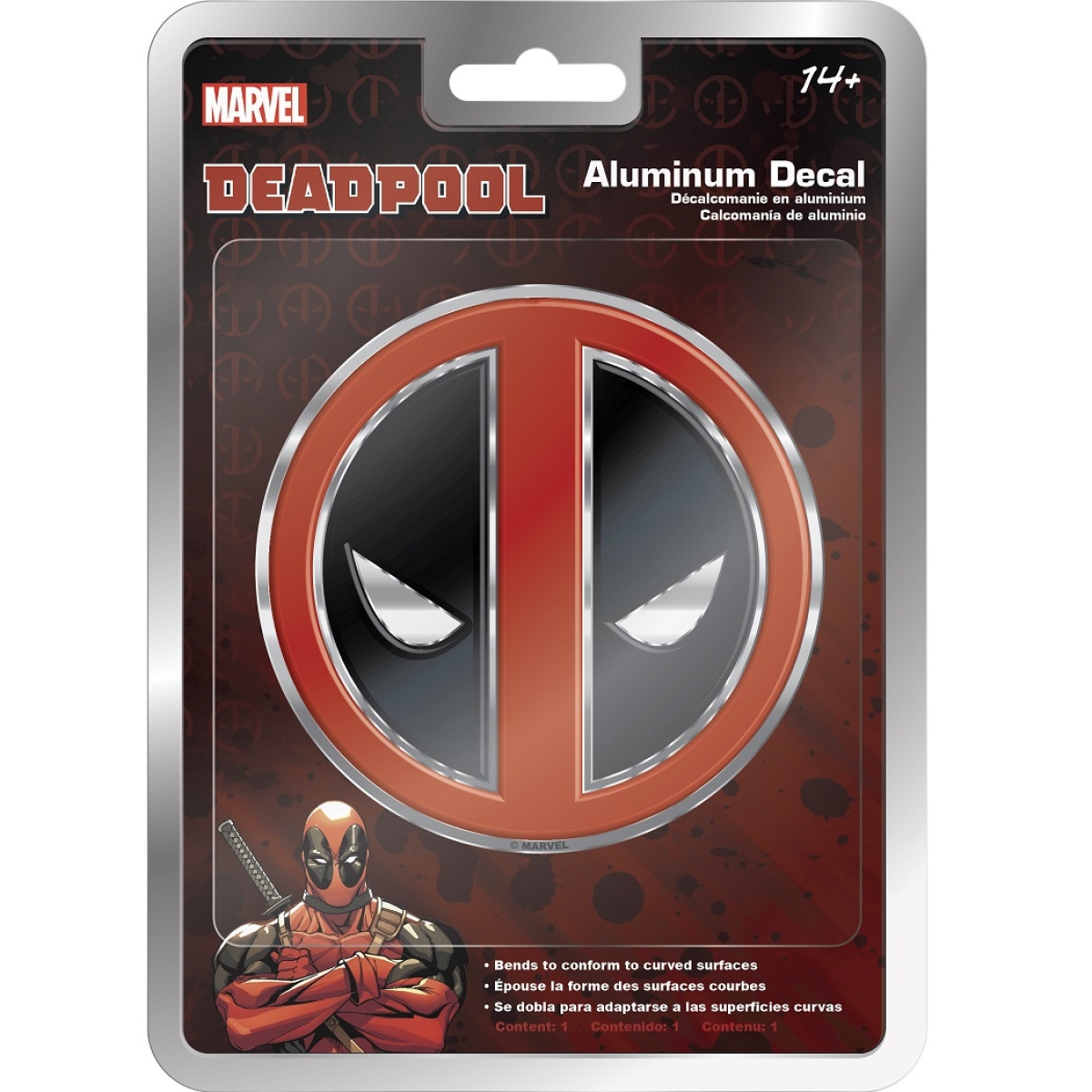 Picture of Deadpool 815393 Logo Aluminum Car Decal Emblems