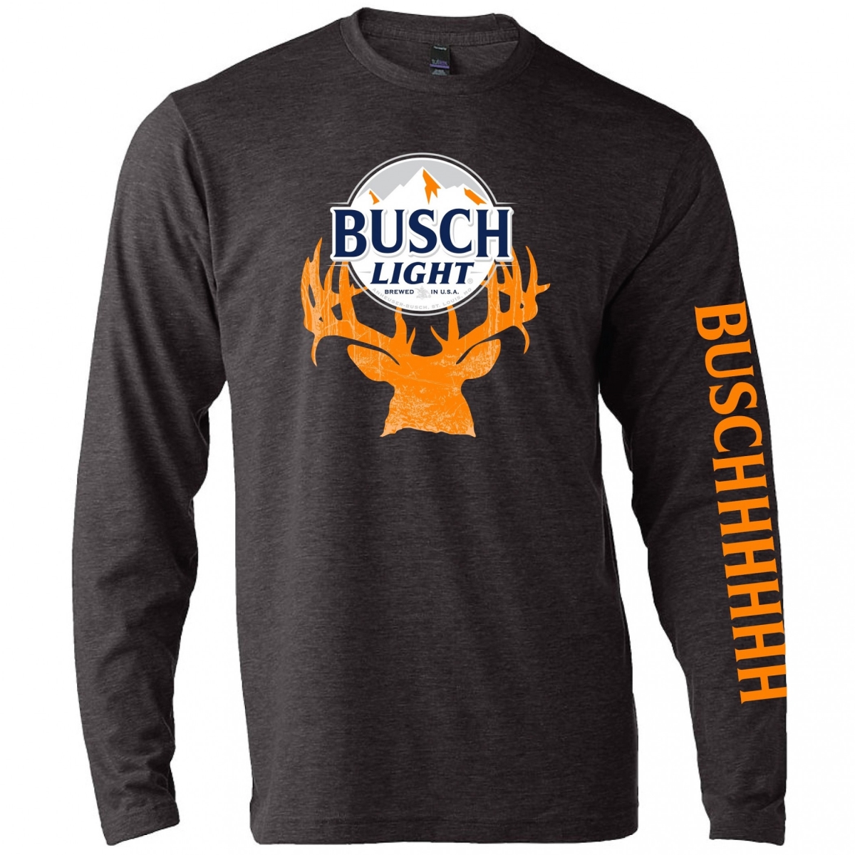 817697-3xlarge  Light Deer Hunter Logo Long Sleeve Shirt, 3XL