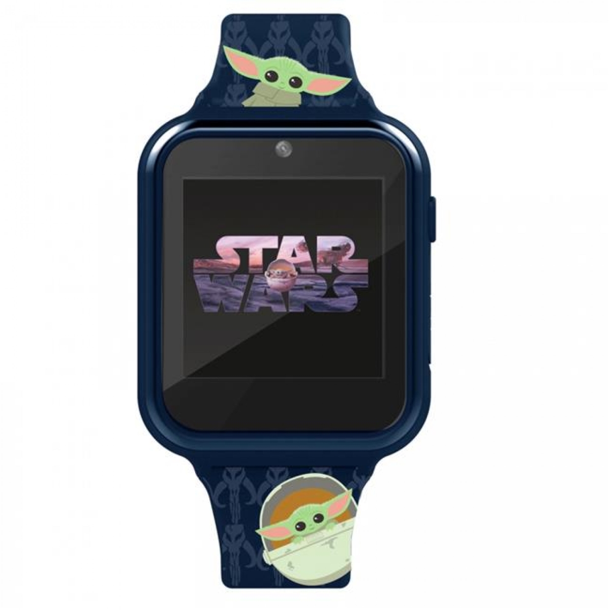 Picture of Star Wars 818360 Accutime the Child from the Mandalorian All Over Print Interactive Kids Watch&#44; Blue