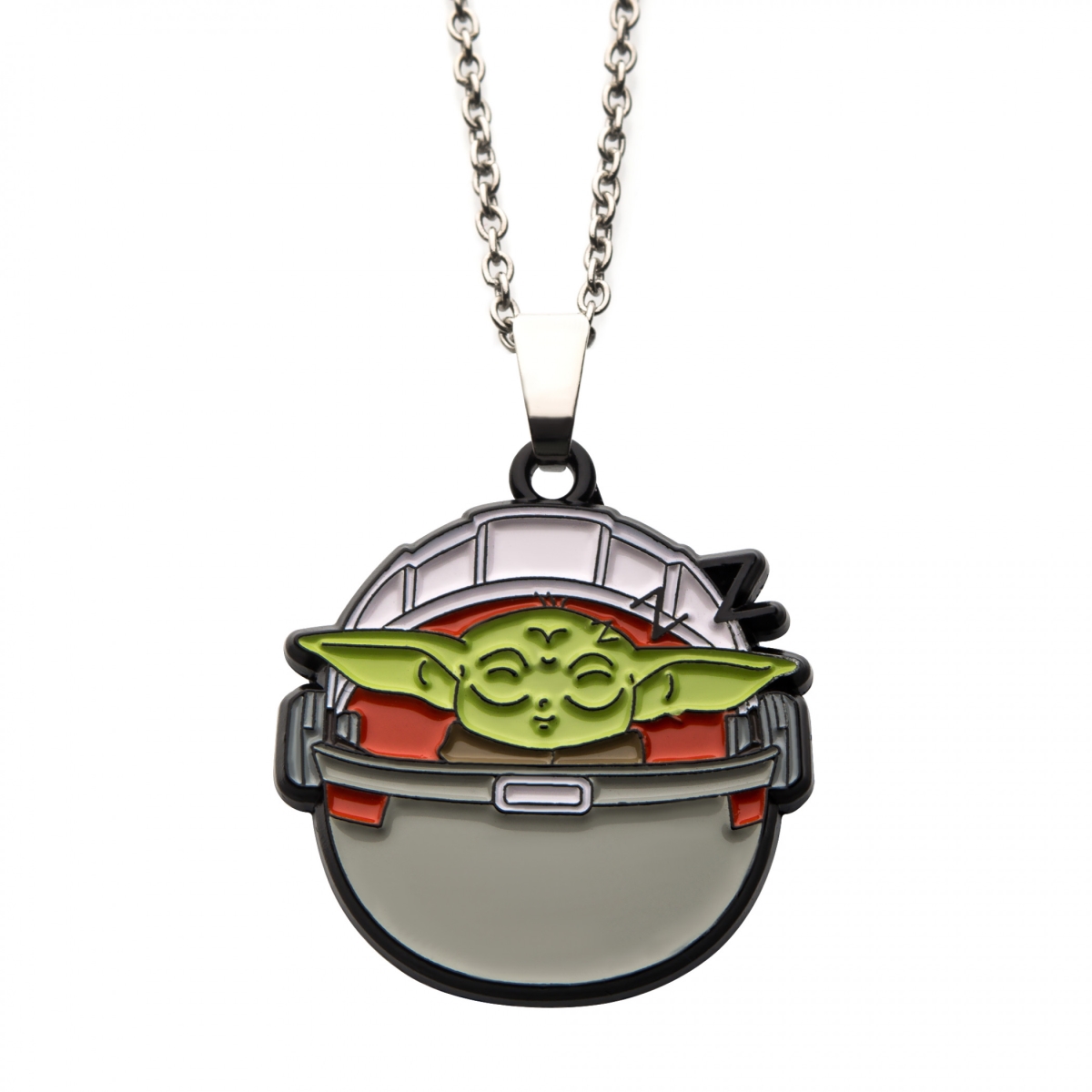 Picture of Star Wars 815440 The Mandalorian the Child Sleeping Pod Necklace