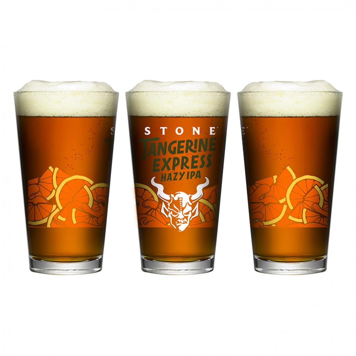 823863 Stone Tangerine Express Hazy IPA Pint Glass -  Stone Brewing