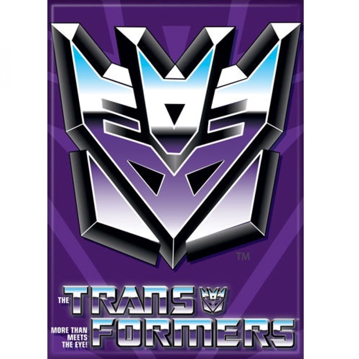 816639 The Decepticons Logo Magnet, Multi Color