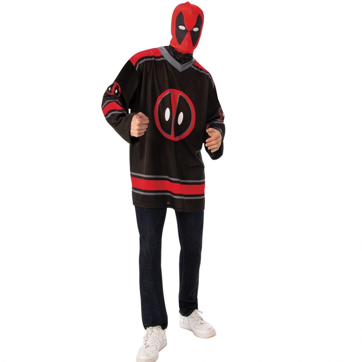 Picture of Deadpool 806416-Standard Hockey Jersey & Standard Mask&#44; Black