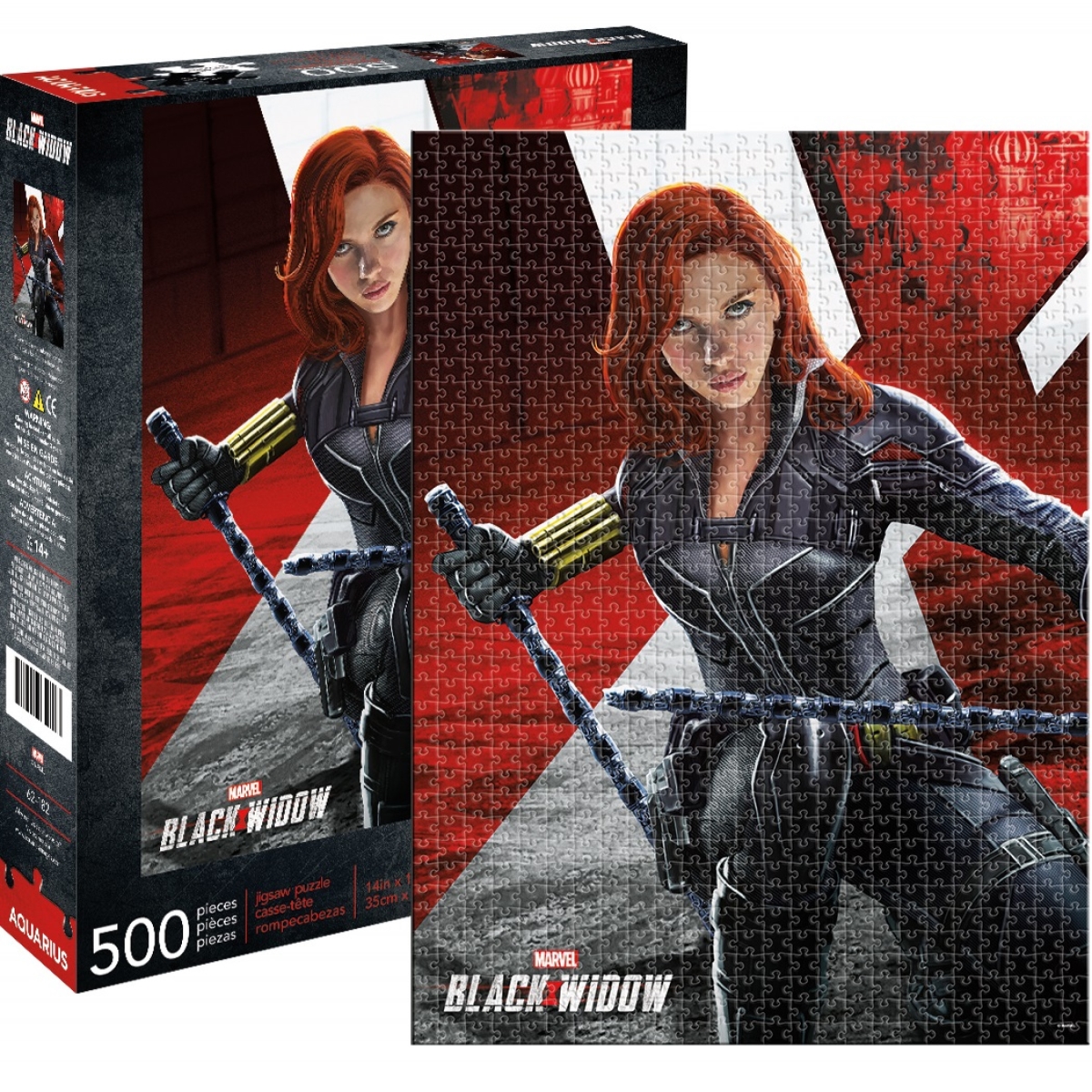 Picture of Black Widow 815329 500 Piece Black Widow Marvel Puzzle