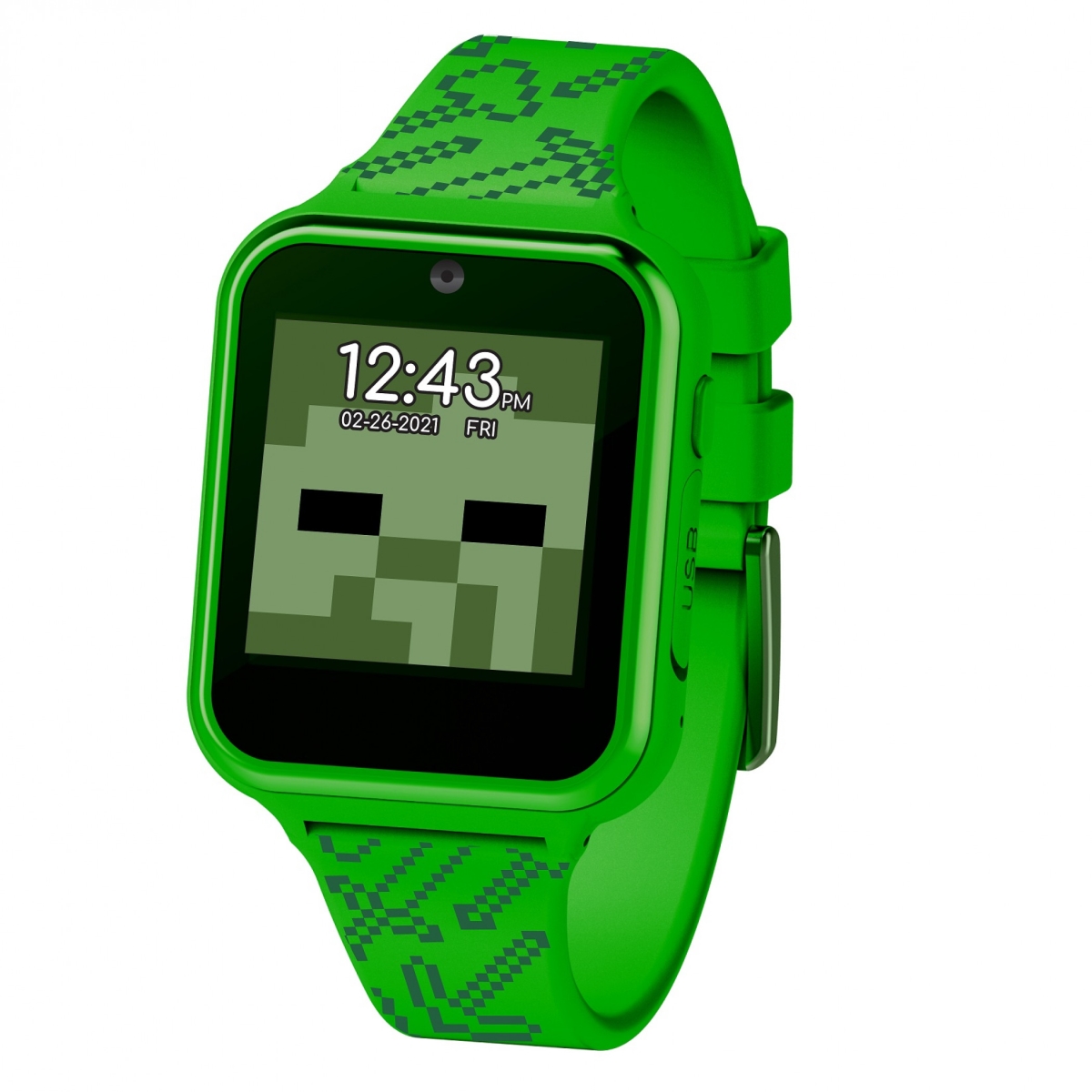 Picture of Minecraft 823592 Creeper Symbol Accutime Interactive Kids Watch