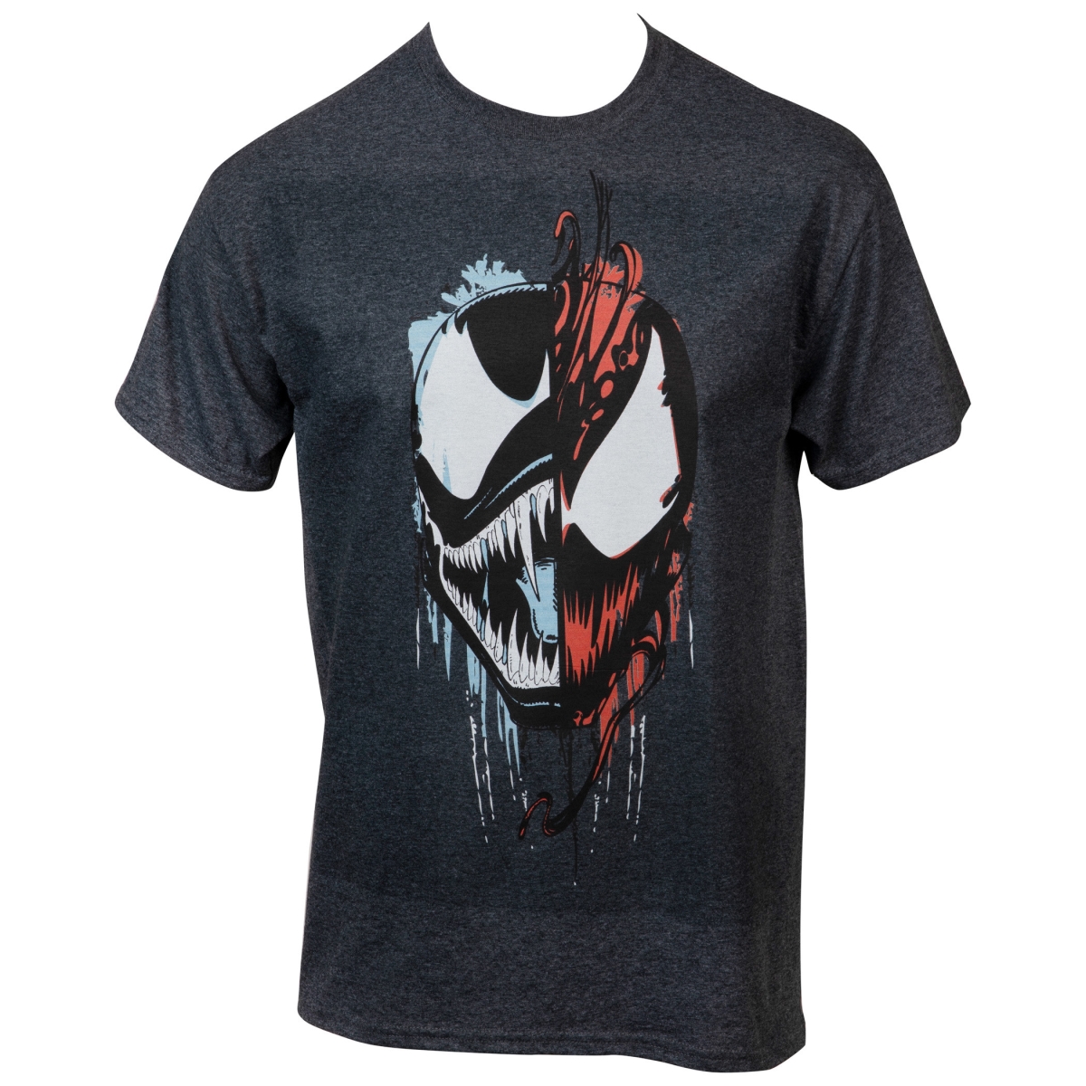 Mens Marvel Comics Venom Split Face T-Shirt, Grey - Extra Large -  Liverylibrea, LI3061432