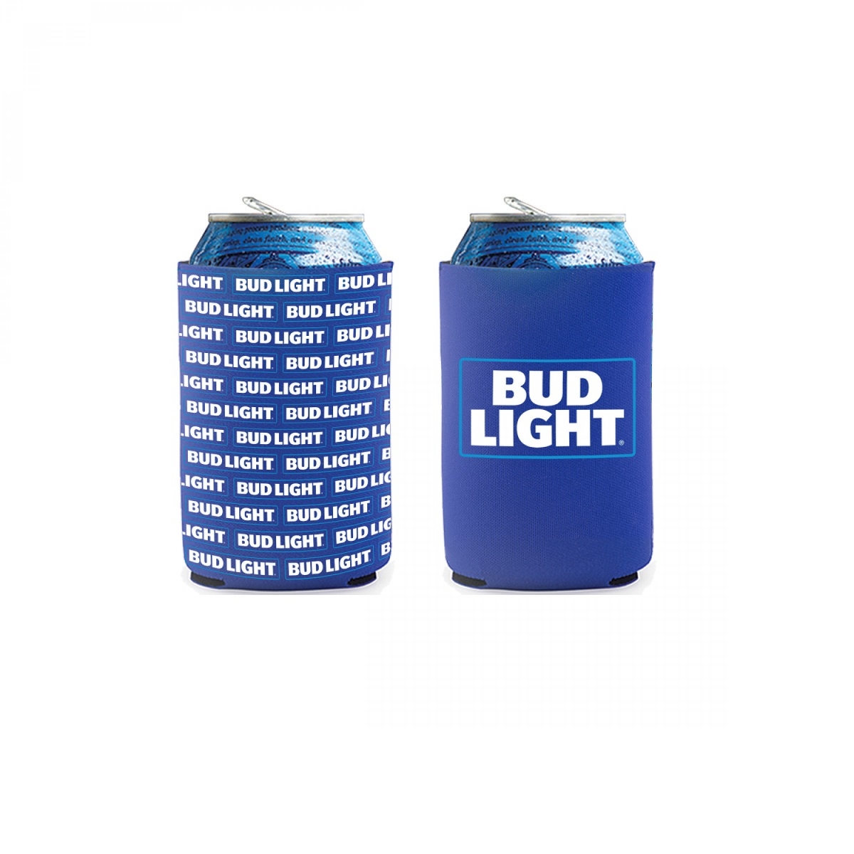 Picture of Bud Light 828602 Bud Light Neoprene Can Coolers - Pack of 2