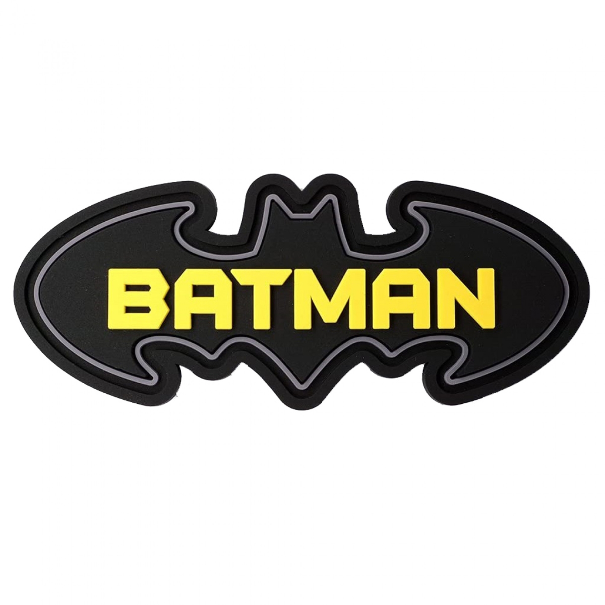 Picture of Batman 826279 Text in Symbol Soft Touch PVC Magnet
