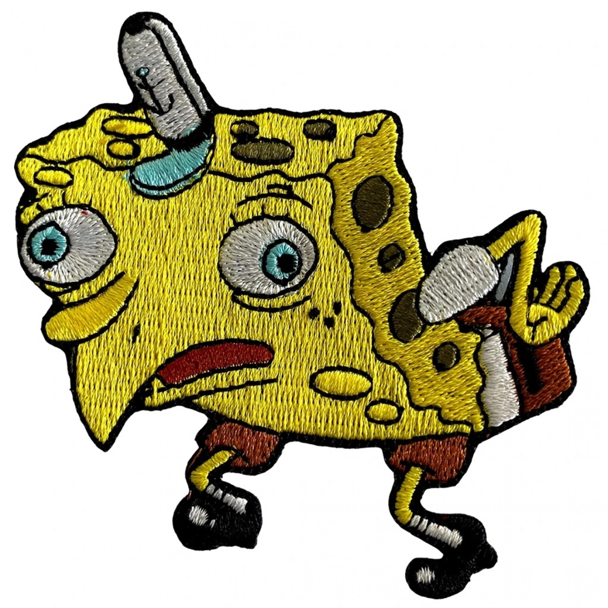 Picture of Spongebob Squarepants 825212 Sponge Mock Meme Spongebob Squarepants Patch