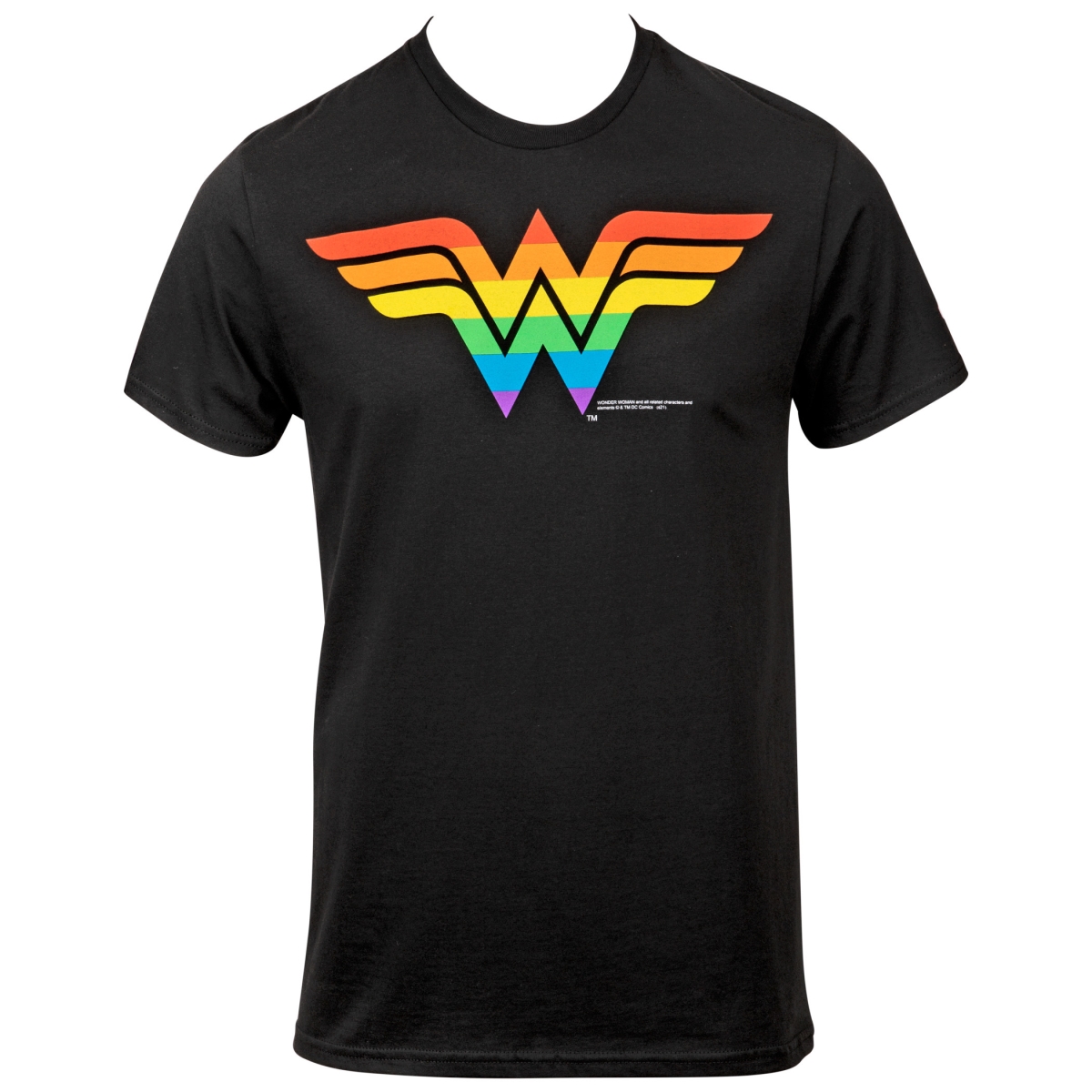 823372-xlarge Rainbow Symbol T-Shirt, Black - Extra Large