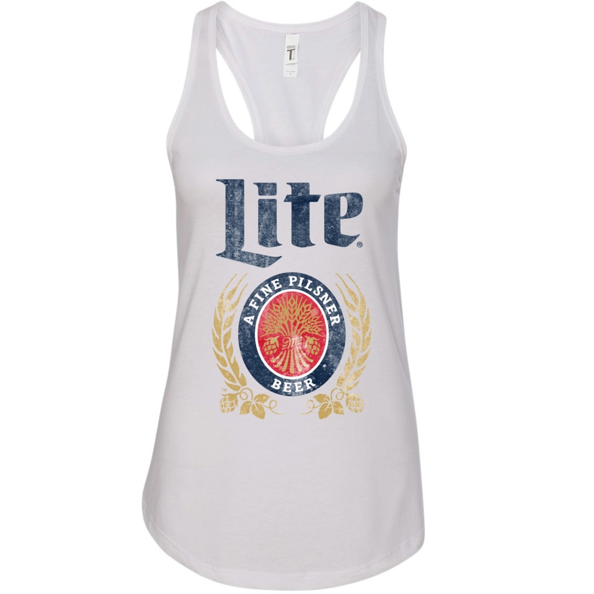 827885-large Classic Logo Womens Racerback Tank Top, Large