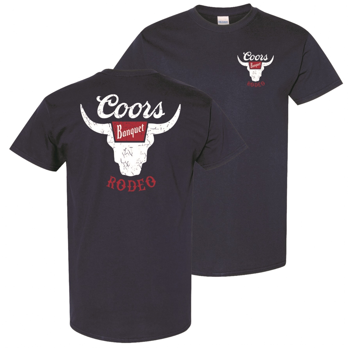 Banquet Rodeo Colorway T-Shirt, Navy Blue - Medium