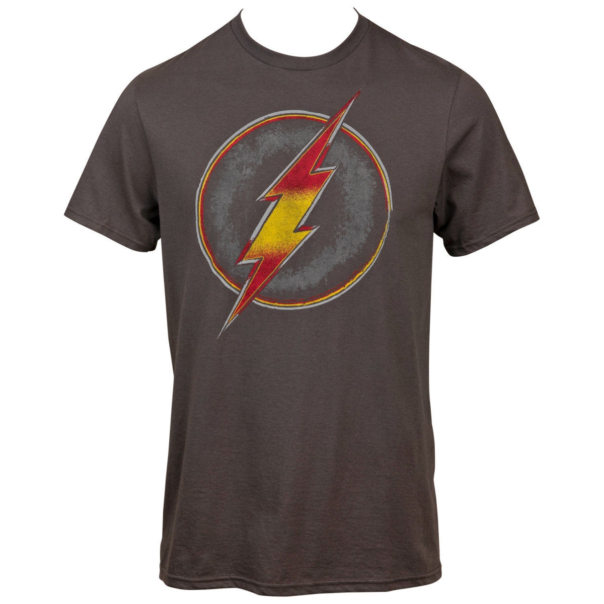 Distressed Red & Yellow Symbol T-Shirt, Large