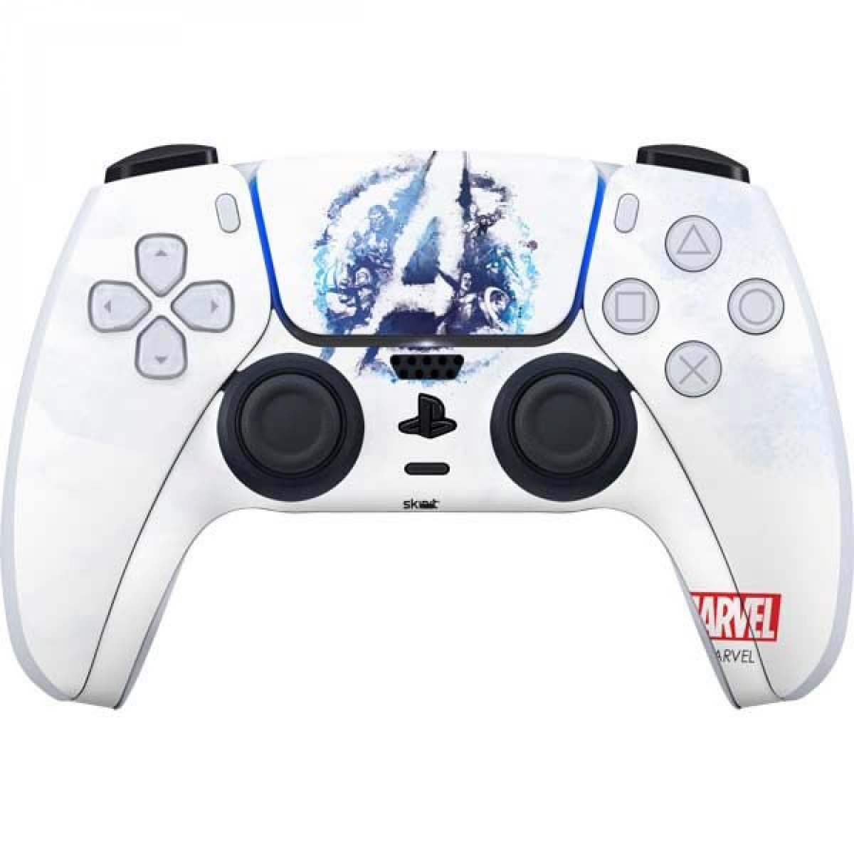 Picture of Avengers 826033 Logo PS5 Controller Skin&#44; Blue