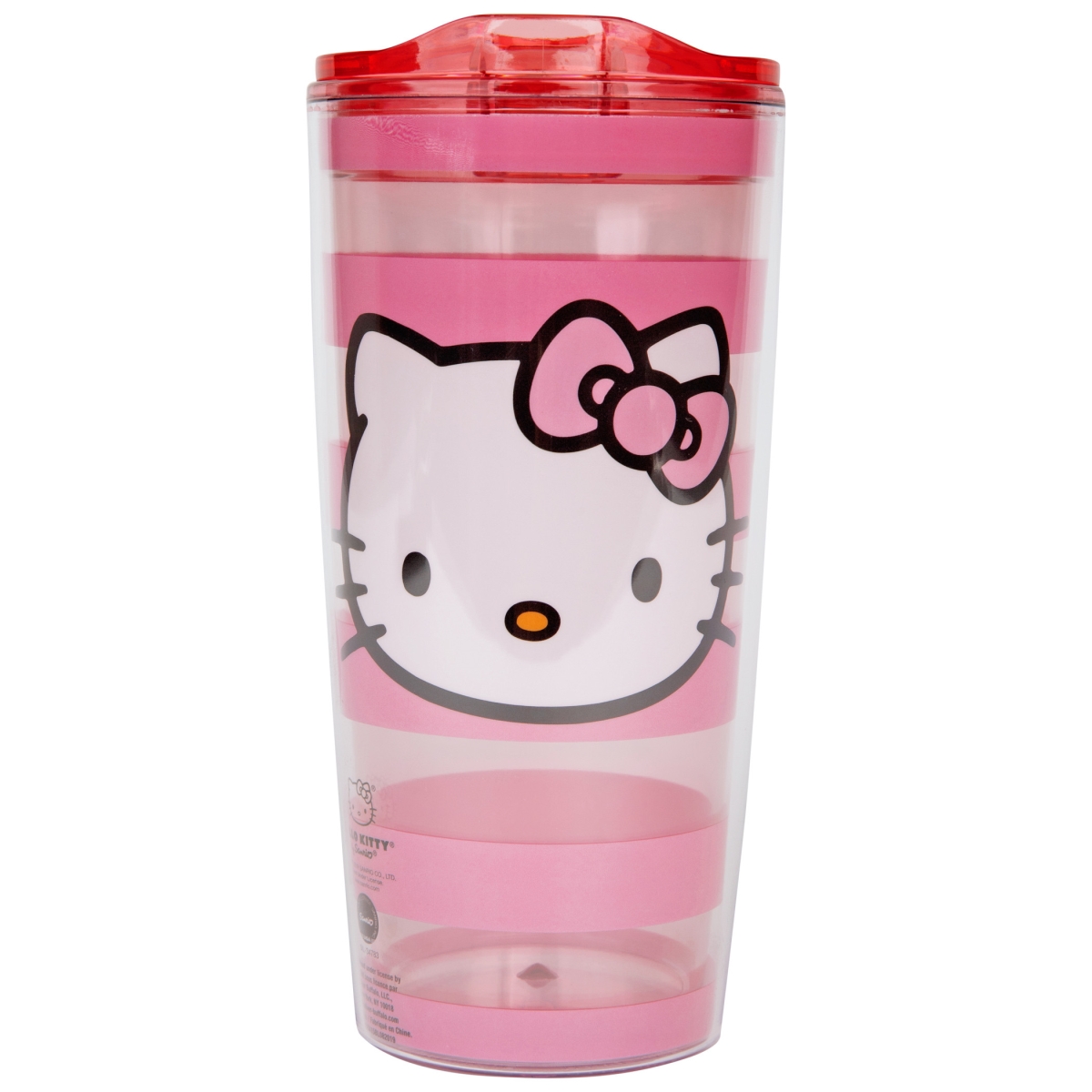 Picture of Hello Kitty 819141 20 oz Face Logo Double Wall Travel Tumbler with Lid