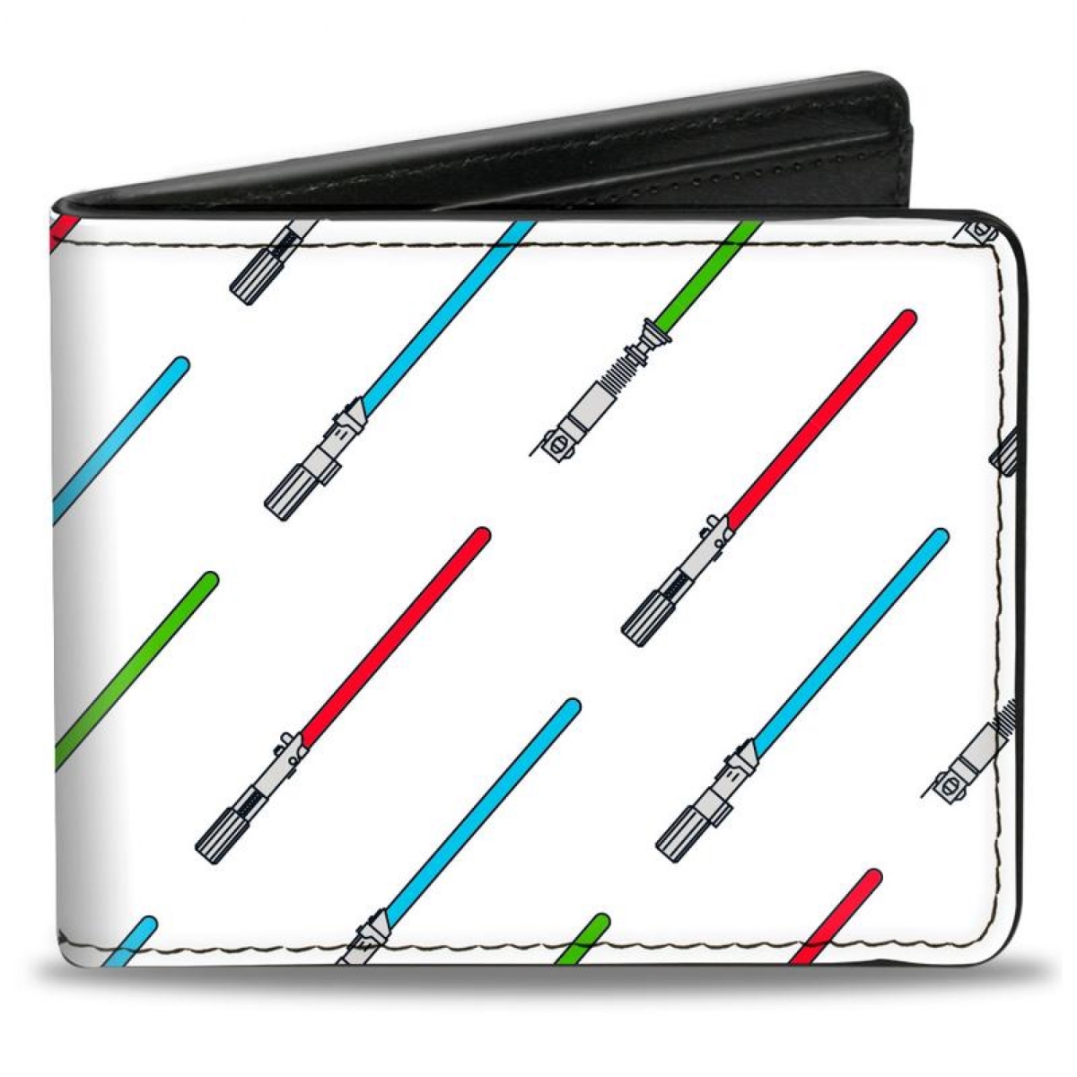 Picture of Star Wars 830777 Lightsabers All Over Print Bi-Fold Wallet