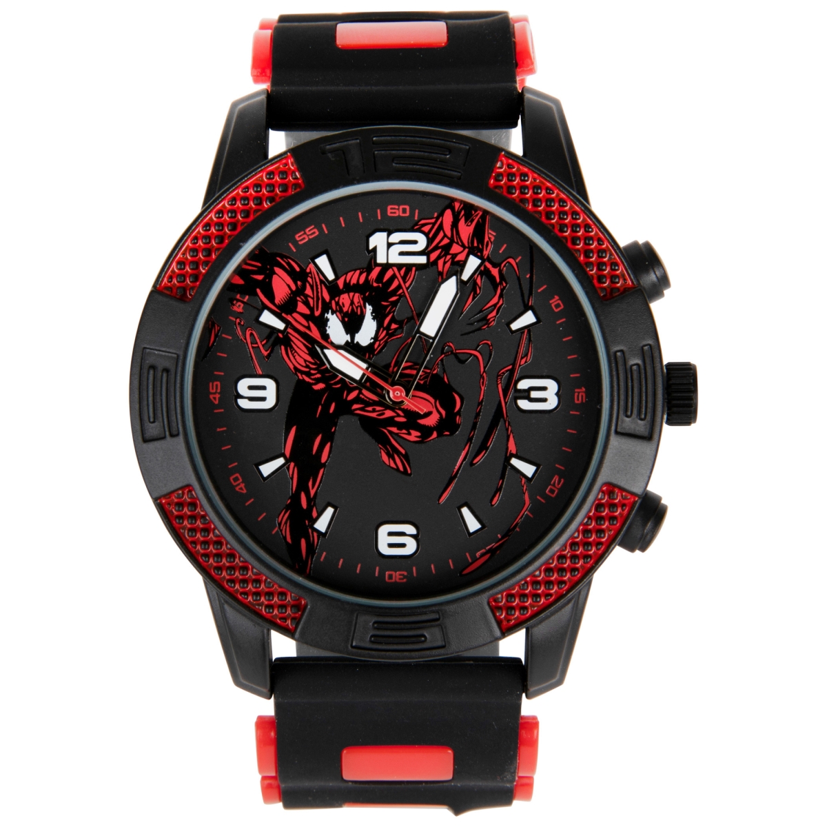 Picture of Carnage 823607 Marvel Carnage Attacking Watch with Rubber Band&#44; Red & Black