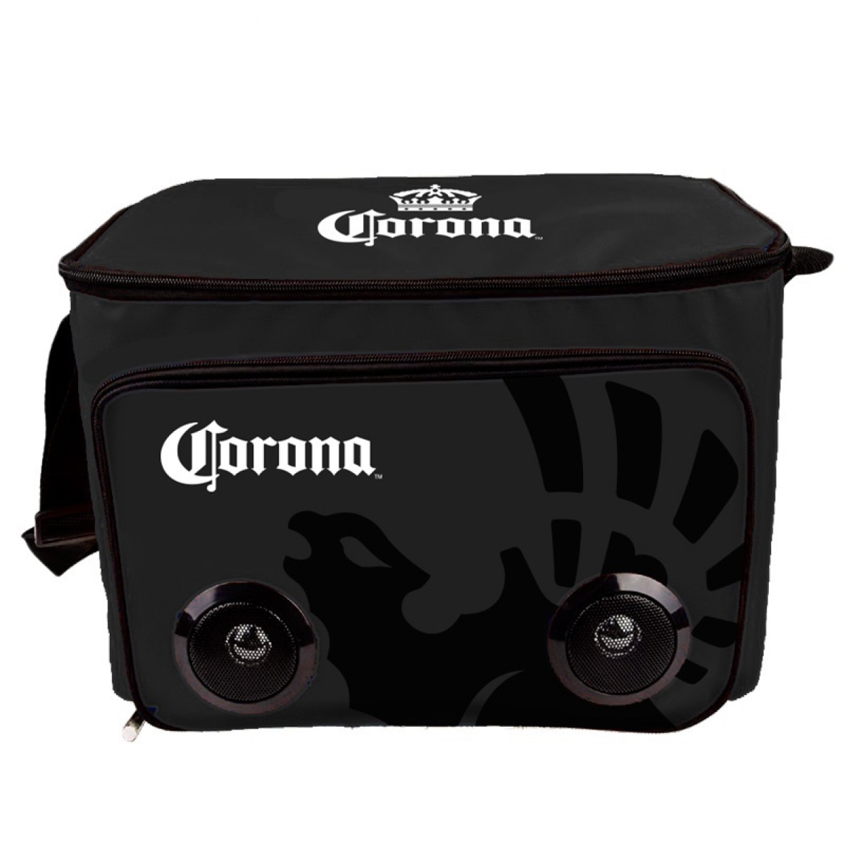 Picture of Corona Extra 826269 Corona Extra Soft Cooler Bag with Built In Bluetooth Speakers, Blue