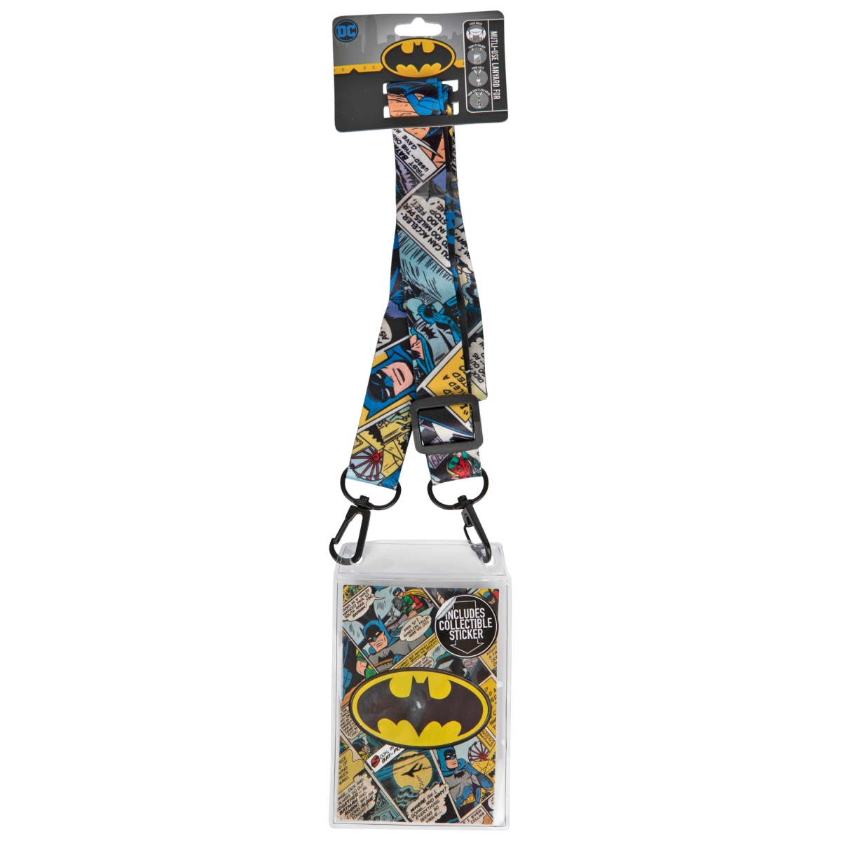 Picture of Batman 831340 Batman Lanyard with Collectible Sticker