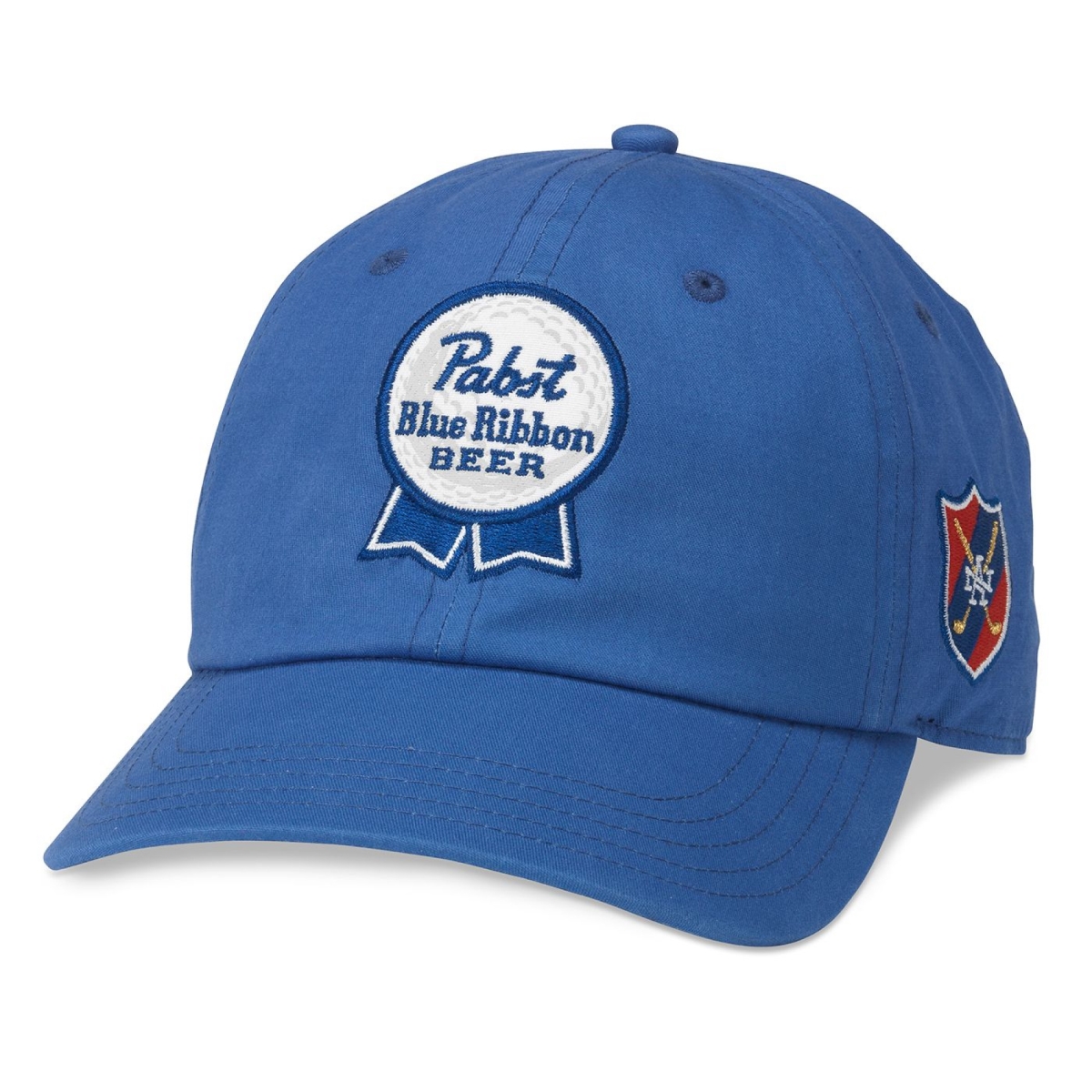 Picture of Pabst Blue Ribbon 834853 Pabst Blue Ribbon Beer Embroidered Logo Adjustable Hat&#44; Blue
