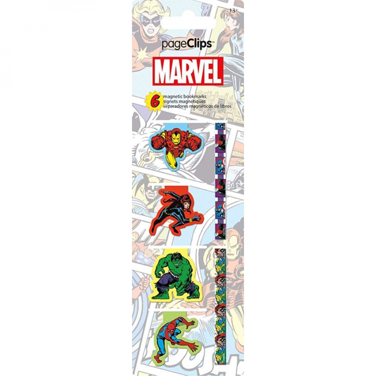 Picture of Avengers 831726 Marvel Classic Characters Magnetic Page Clips