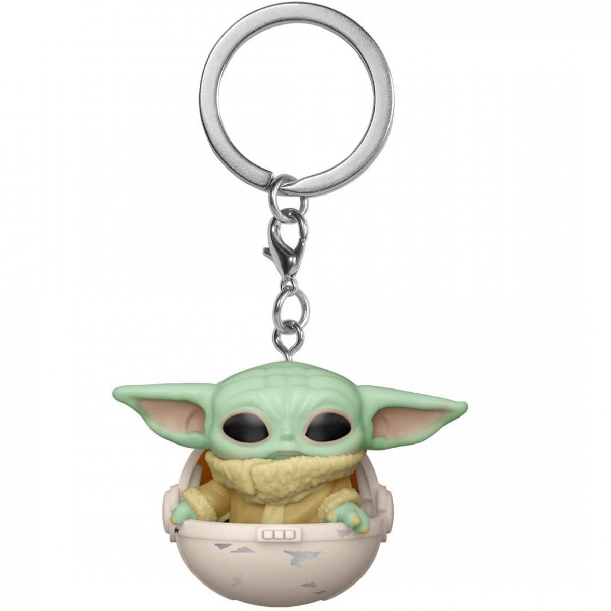 Picture of Star Wars 820017 Star Wars The Mandalorian Grogu Child in Canister Funko Pop Keychain