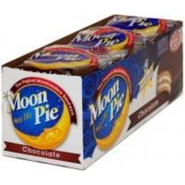 Picture of Moonpie 81001BX Double Decker Chocolate Pie - 9 per Box