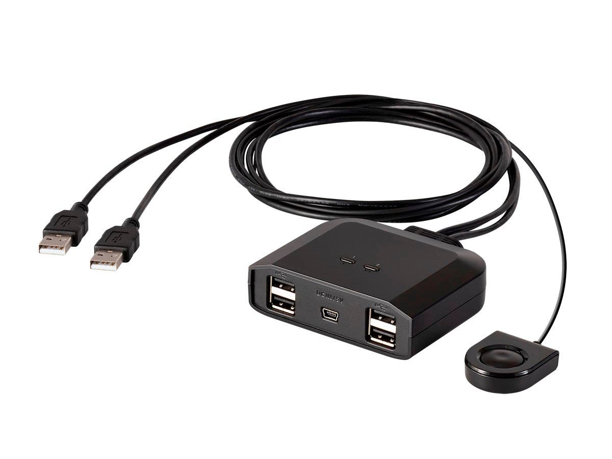 Picture of Monoprice 38296 2 x 4 USB 2.0 Peripheral Sharing Switch