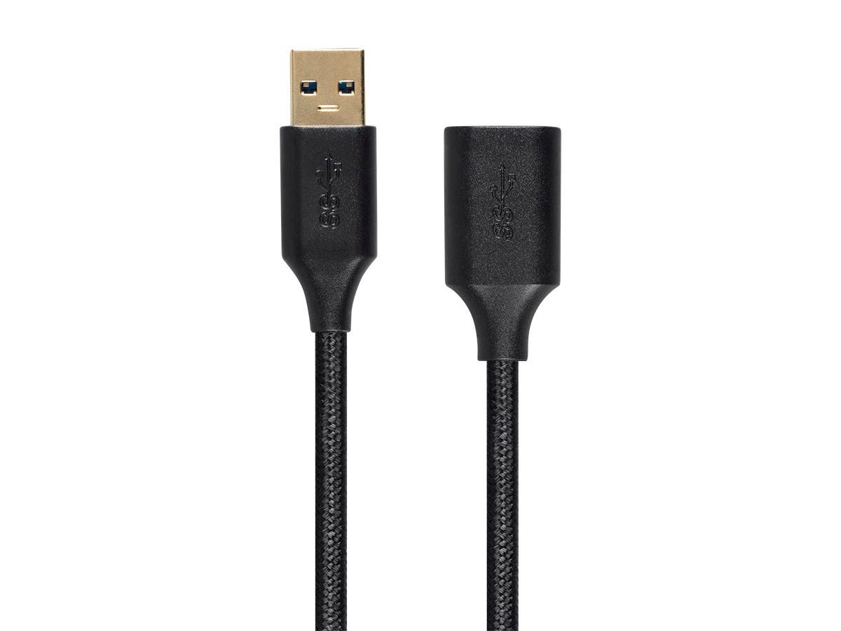 Picture of Monoprice 30714 USB 3.0 A Male to A Female Premium Extension Cable - 3 ft.