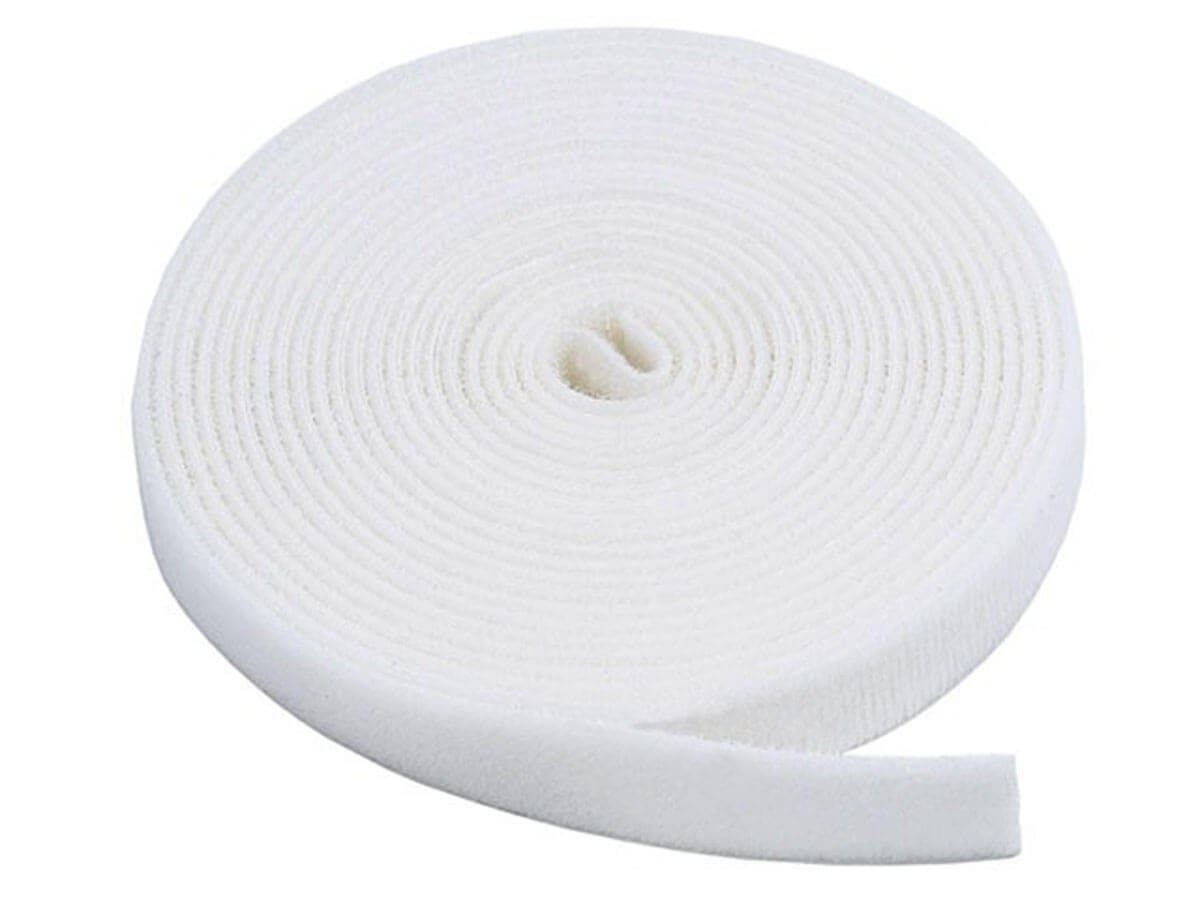 Picture of Monoprice 24465 0.75 in. Hook & Loop Fastening Tape&#44; White - Pack of 3 - 5 Yard Per Roll