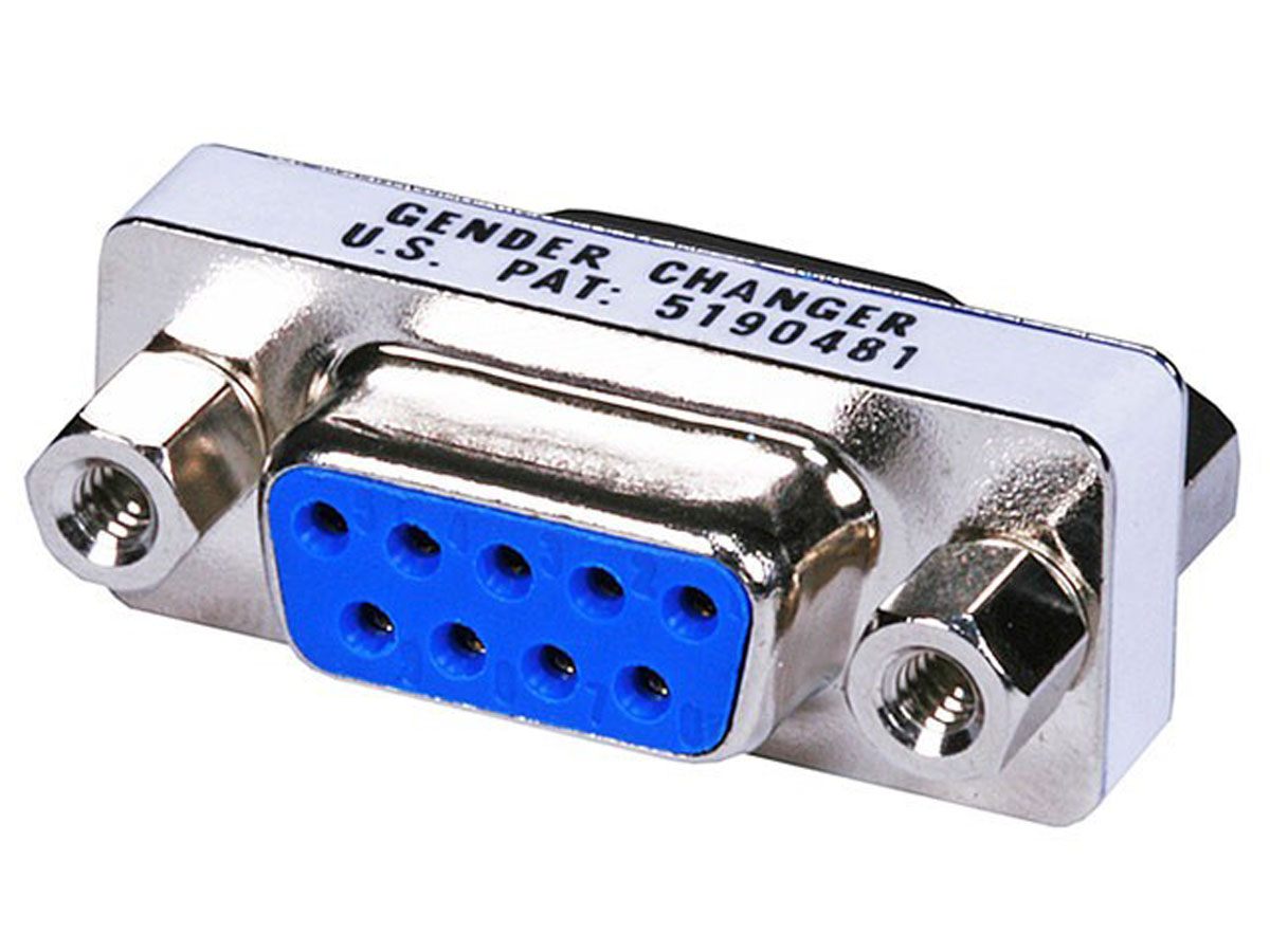 1186 DB9 Female to Female Mini Gender Changer