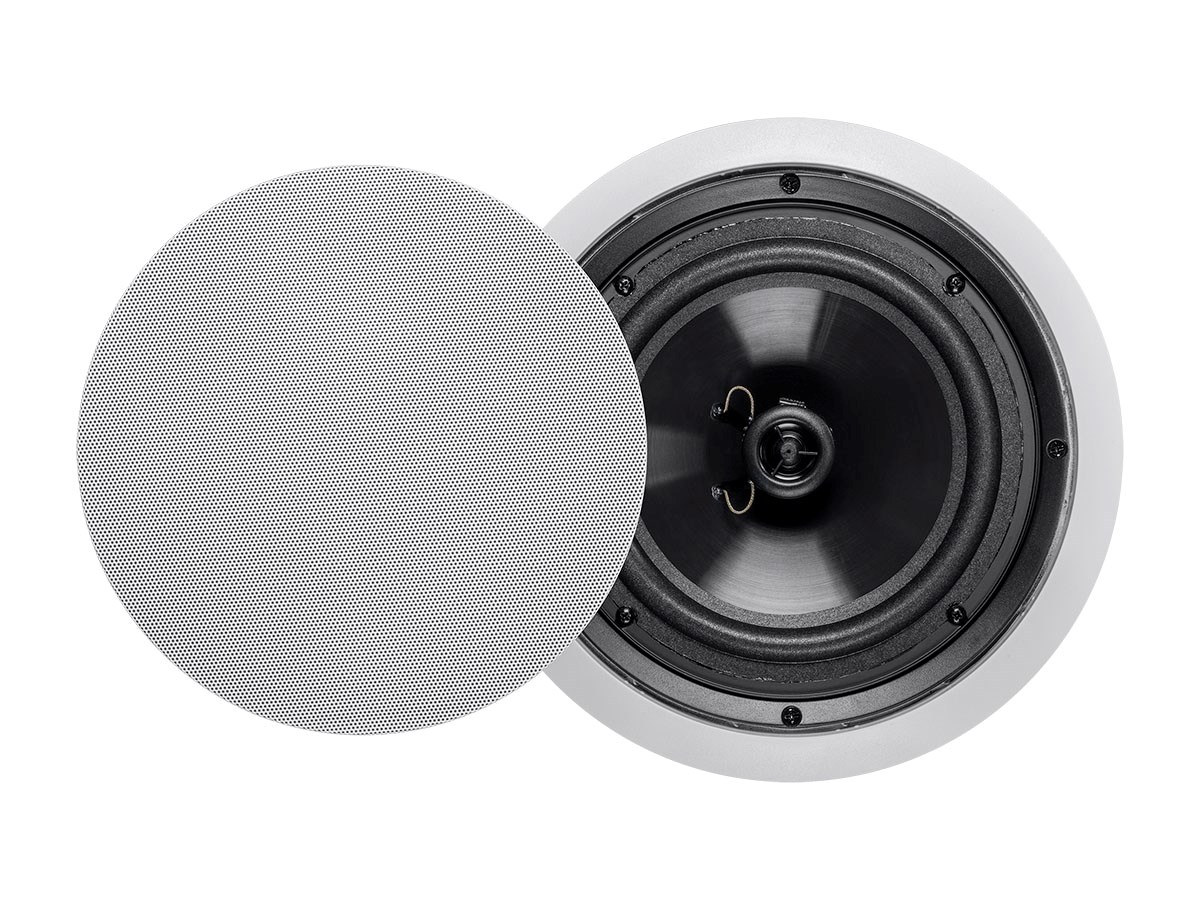 Picture of Monoprice 18588 8 in. 2-Way Aria Ceiling Speakers Polypropylene