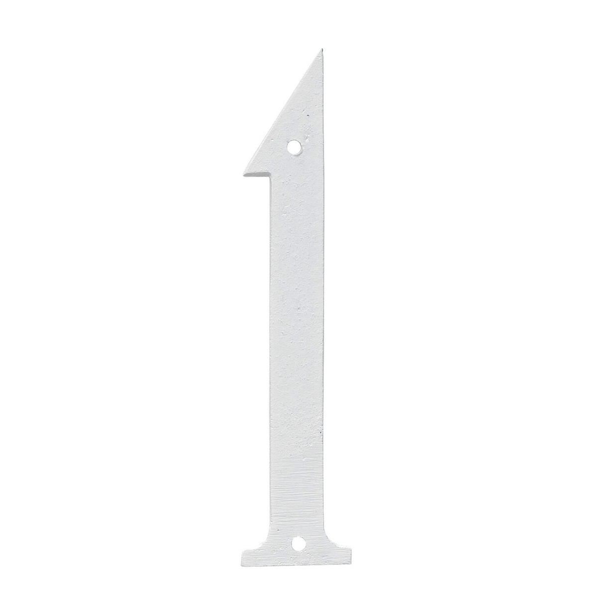 8 in. Standard House Number, White - Number, 1