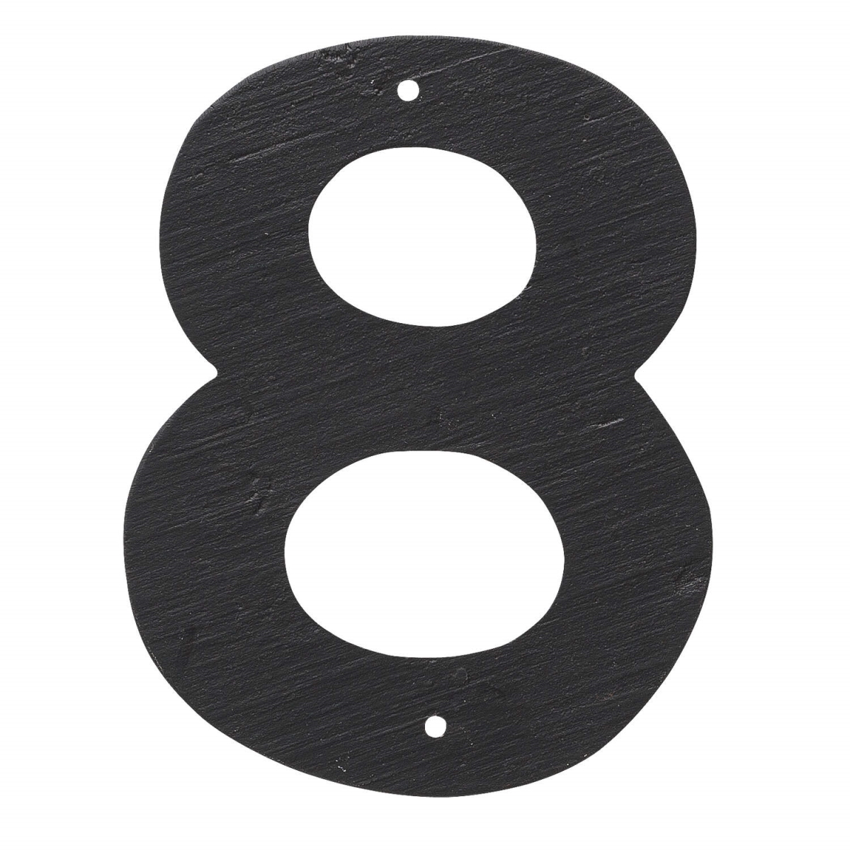 12 in. Helvetica House Number, Black - Number 8