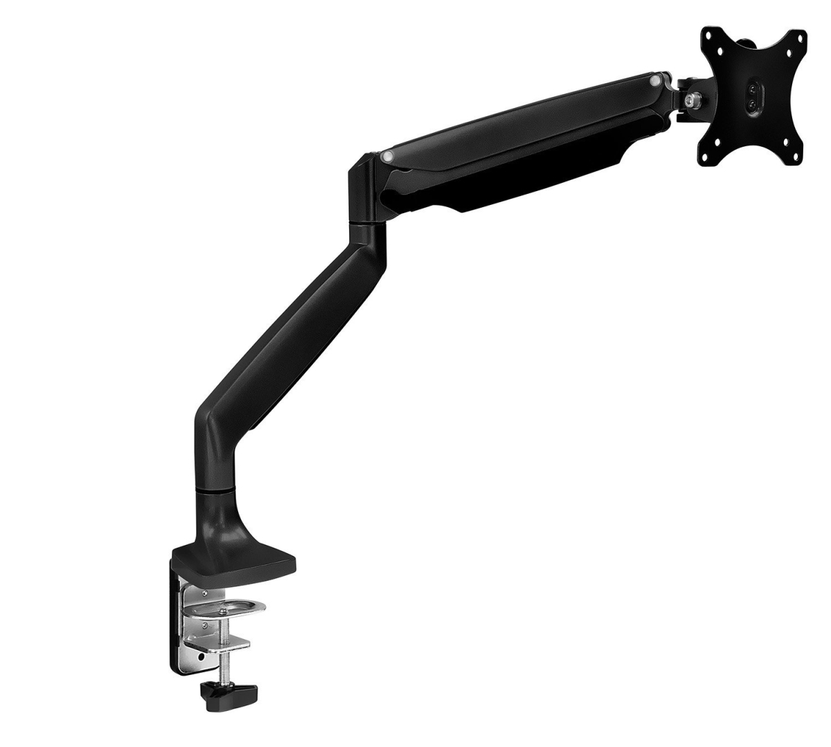32 in. Single Monitor Desk Mount, Black