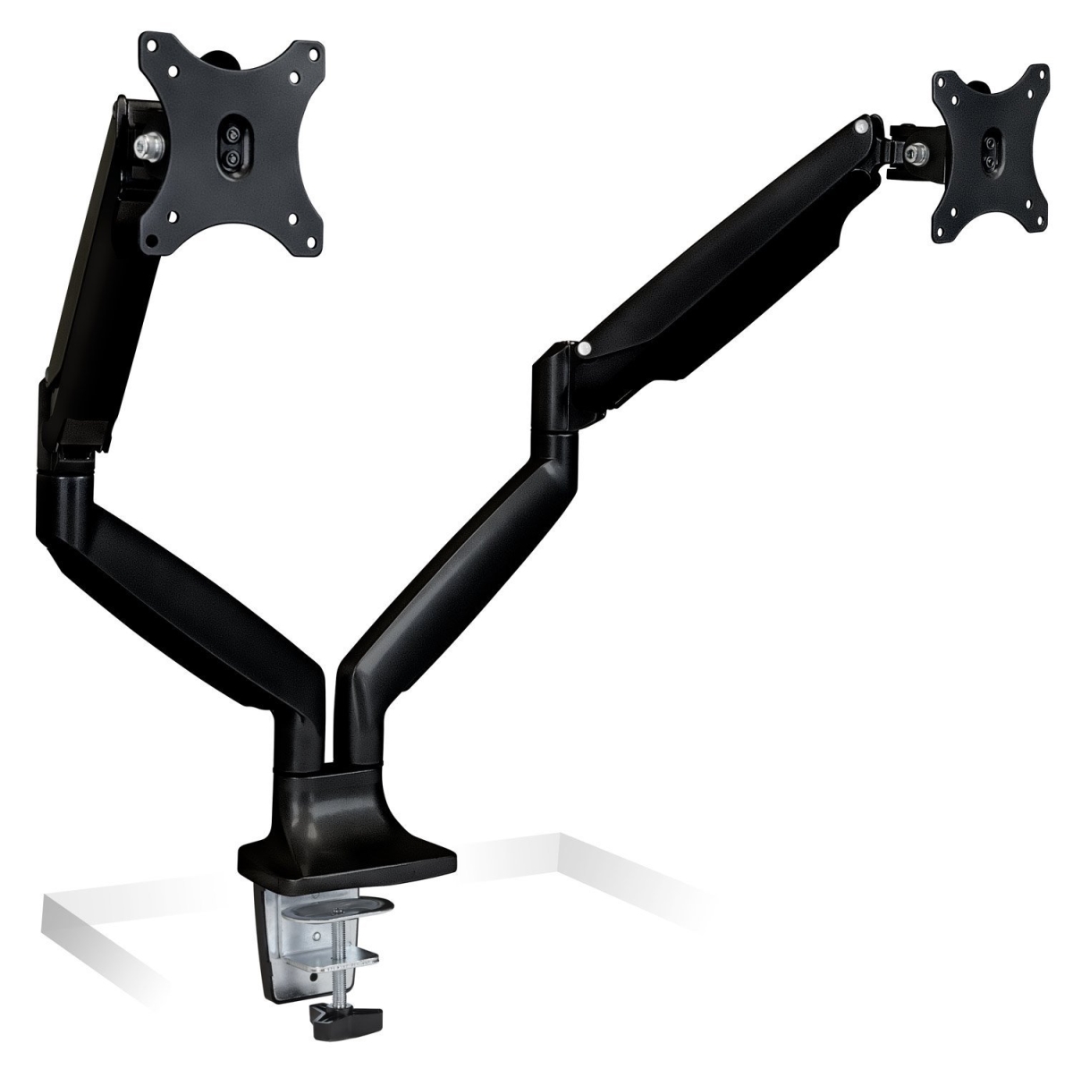 Mount-It  32 in. Dual Monitor Desk Mount, Black