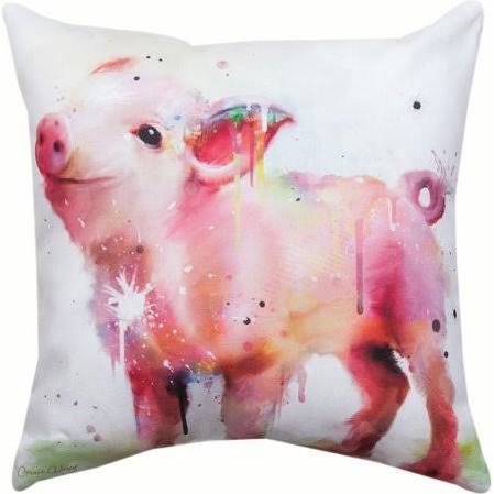 18 in. Piggy Knife Edge OD Throw Pillow