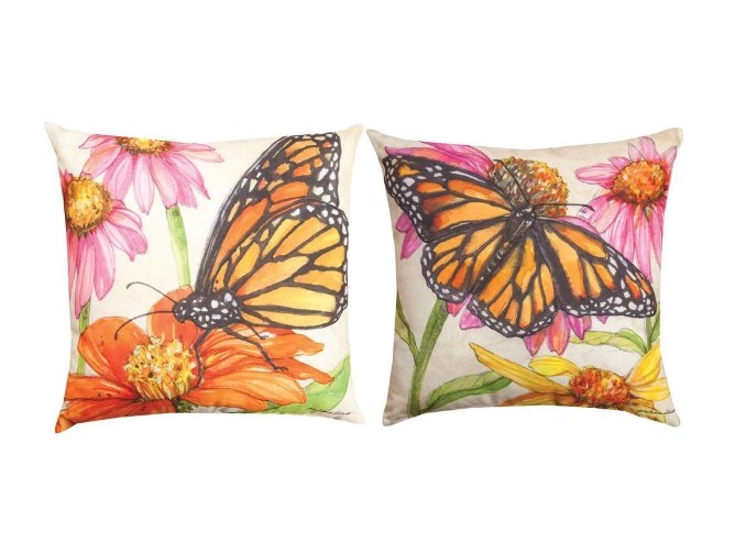18 x 18 in. Butterfly Meadow Pillow