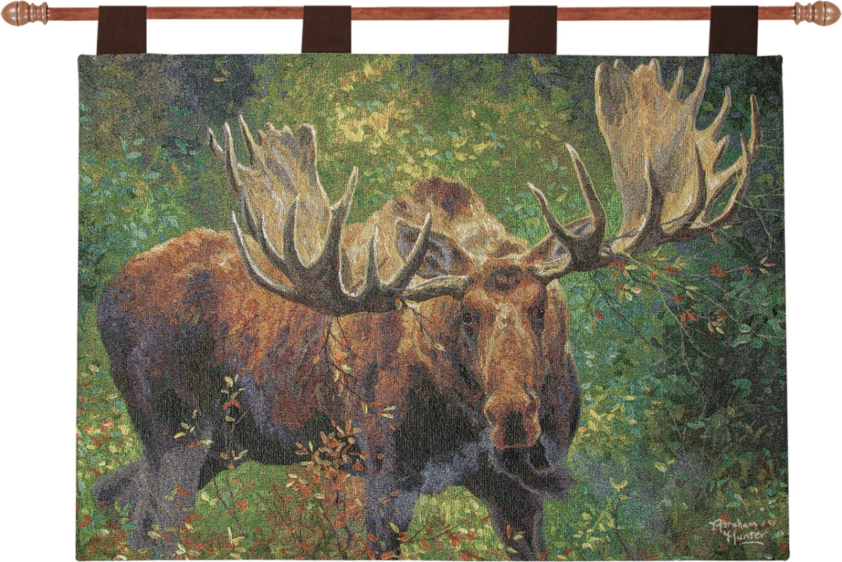 26 x 36 in. Wide Load Moose Wallhanging with Rod